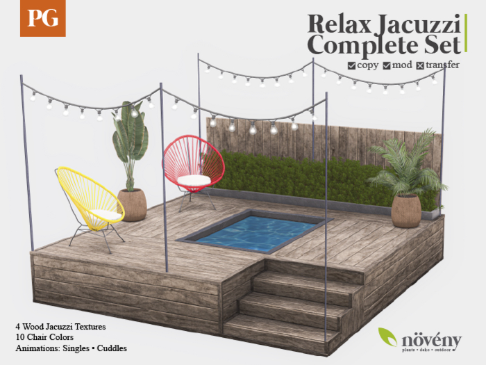 Noveny - Relax Jacuzzi Complete Set - PG
