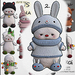 Second Life Marketplace - 2.YOKAI - Cute Snowmans - Bunny Snowman [blue]