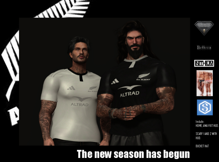 GET HAMPTED RUGBY NATION - ALL BLACKS 24/25 KIT