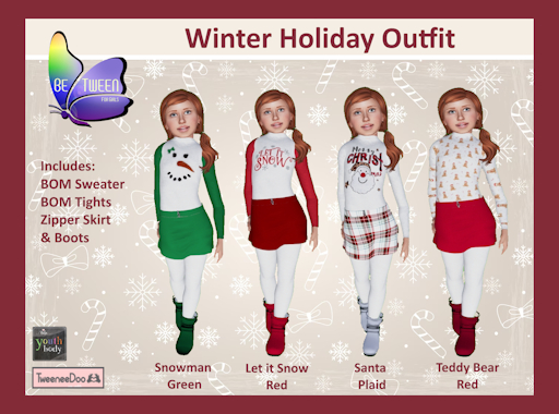 Snowman Green - Winter Holiday Outfit