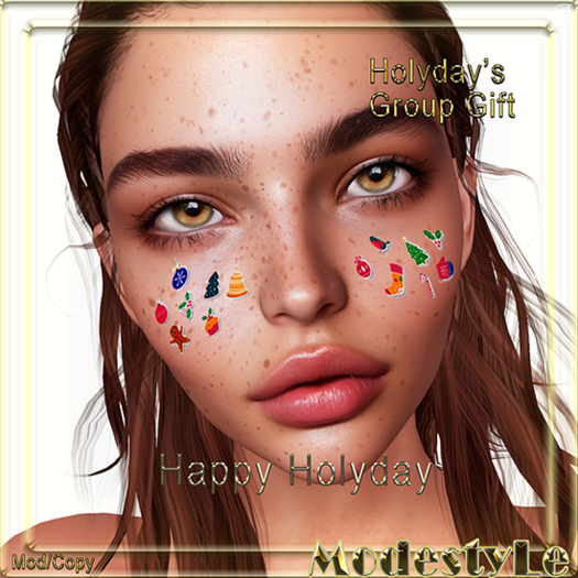 ModestyLe Funny Stiker Blush