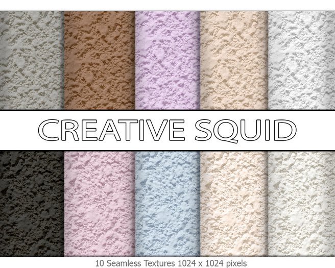 Coarse Wall Cement Textures
