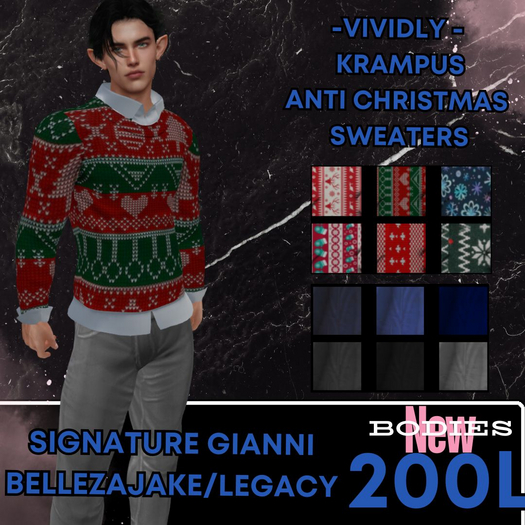 Second Life Marketplace - Vividly - Cernuous Outfit