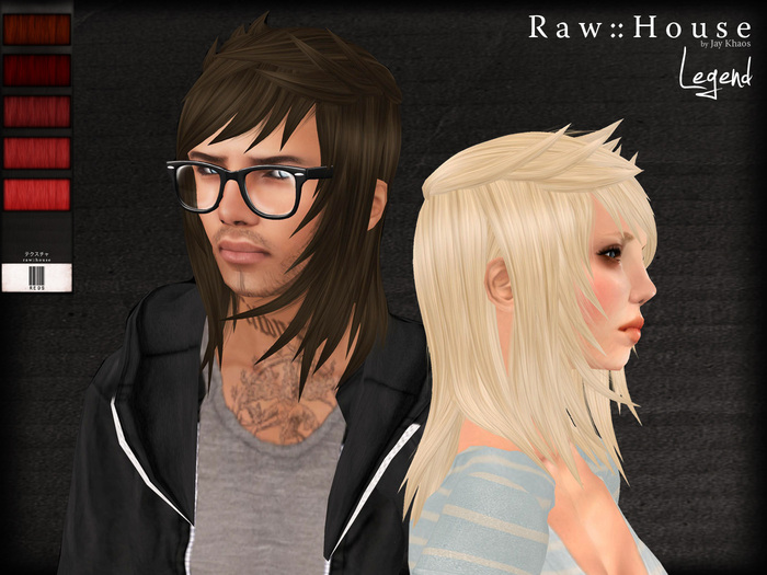 RAW HOUSE :: Legend Hair [Reds]