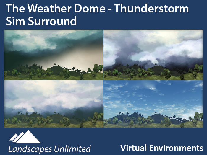 The Weather Dome [1.5] - Thunderstorm - Sim Surround (1.5 x 1.5 km)
