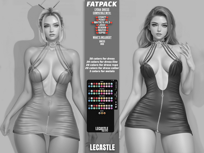 [LECASTLE] Lydia Dress *DEMO*