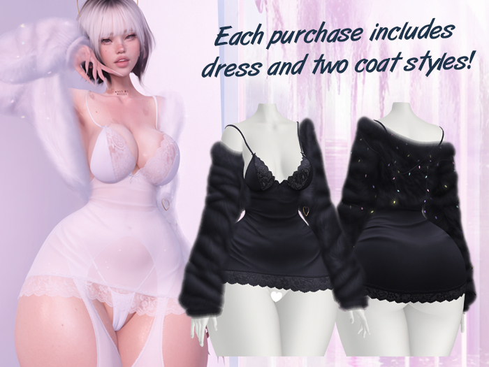 Lunar - Lumi Coat & Dress - Midnight