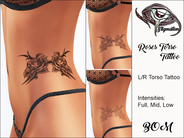 Stigmatem Roses Torso BOM Tattoo