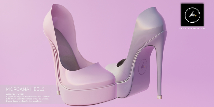 Morgana Heels - Classy PBR Shoes for Reborn 