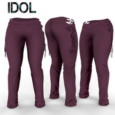 Plum Ribbon Pants Maitreya