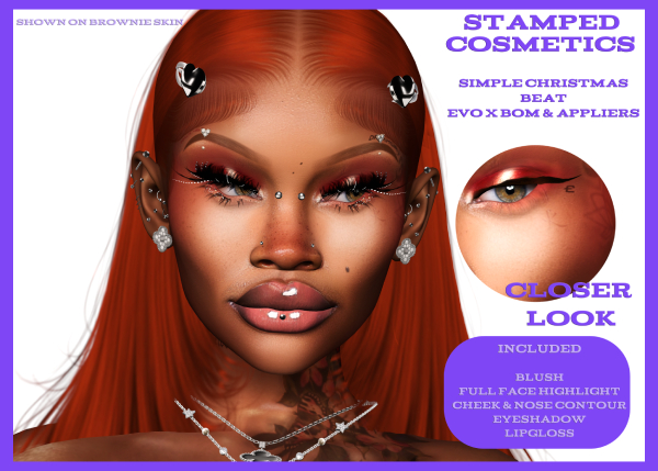 STAMPED COSMETICS SIMPLE CHRISTMAS BEAT (UNPACK)