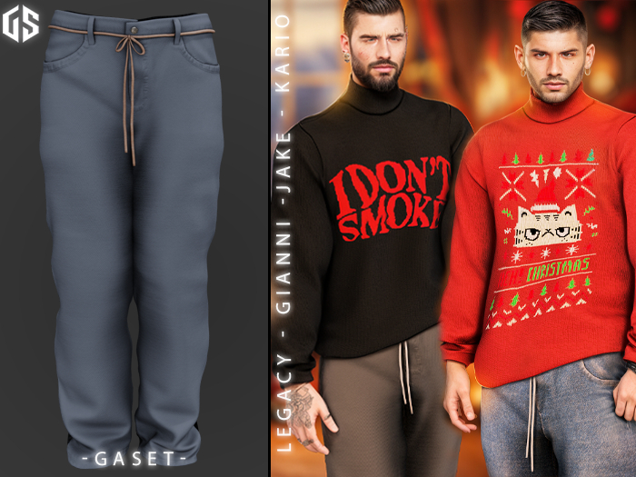 GASET - BLUE LEO PANT