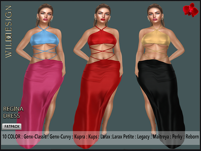 [Wild  Design] Sexy Regina Dress Fatpack