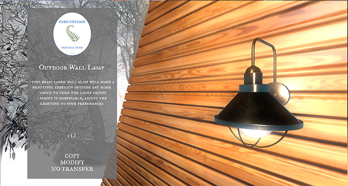^FC^ Outdoor Wall Lamp 