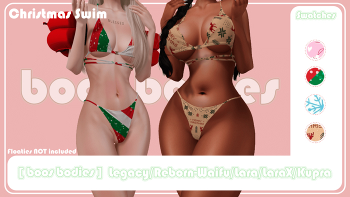 [RETIRED] Christmas Swim Bikini - Fatpack