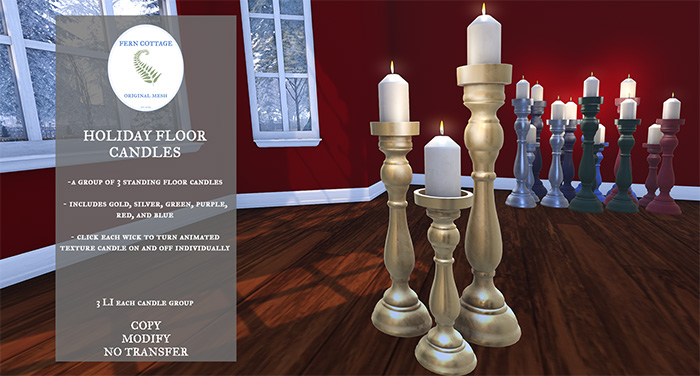 ^FC^ Holiday Floor Candles 