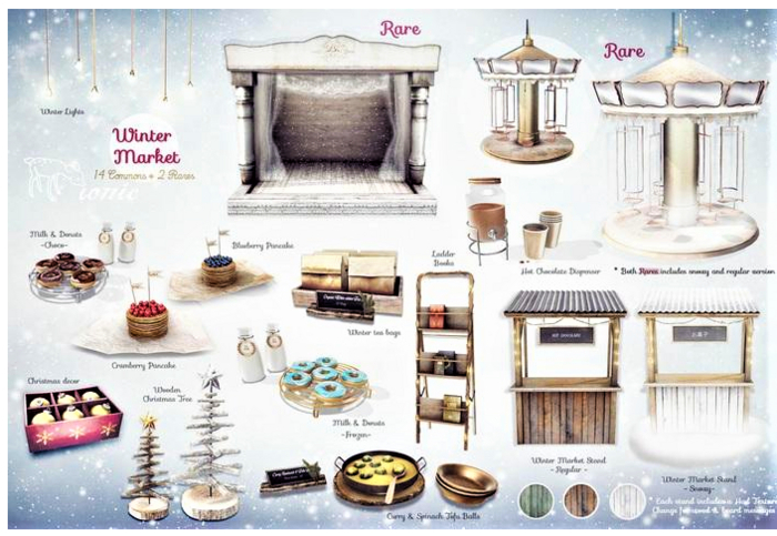 ionic : Winter Market Stand (Snowy)