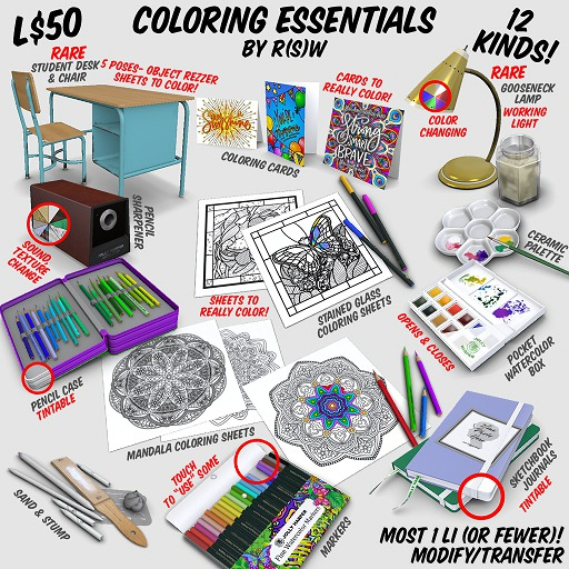 R(S)W  - Student Desk & Chair RARE