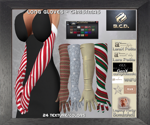 BCD Long Gloves Christmas DEMO