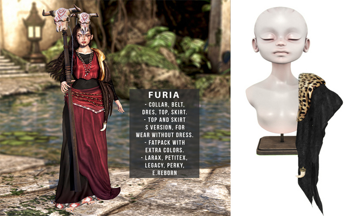 UNA. Furia Fur BlackLeopard