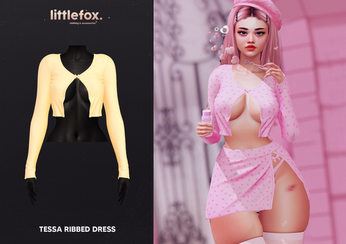 .little fox. - Riley - Crop sweater // yellow