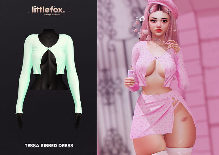 .little fox. - Riley - Crop sweater // pistachio