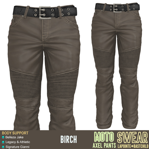 Leather Pants - Axel - MOTO BIRCH