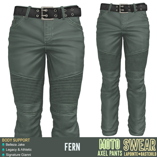 Leather Pants - Axel - MOTO FERN