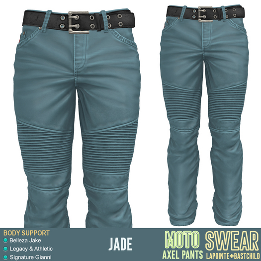 Leather Pants - Axel - MOTO JADE