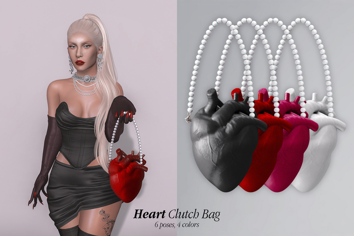 KLN SZN - Heart Clutch Bag