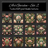 *Wallflowers* Art Gardens - Set 2