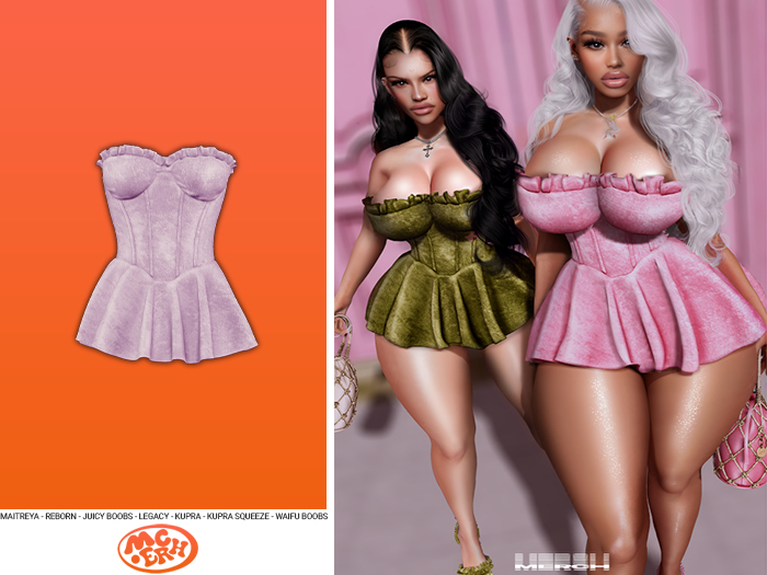 [MERCH] Eumei Ruffle Dress - Lilac