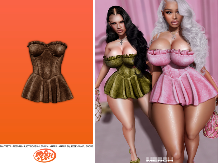 [MERCH] Eumei Ruffle Dress - Mudd