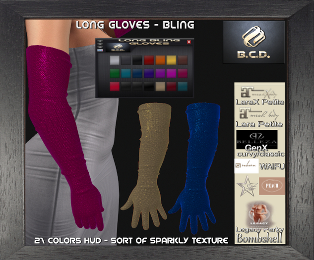 BCD Long Gloves Blingy DEMO