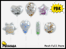 Meshuga PBR Confetti Balloons Pack  FULL PERM MESH 