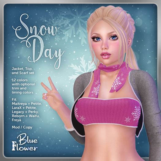Blue Flower - Snow Day - Demo
