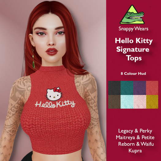 Snappy // Hello Kitty Signature Ladies Top