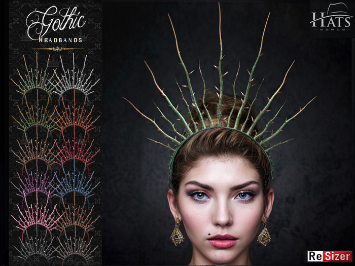 [HW] GOTHIC QUEEN HEADBANDS