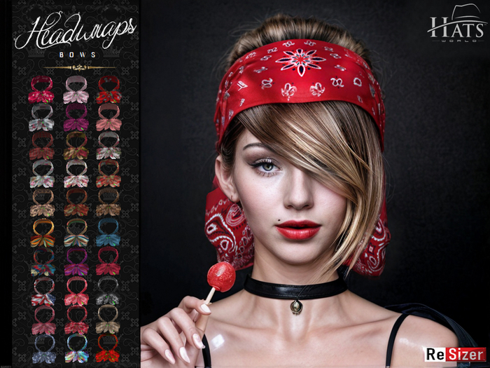 [HW] ALINA BOW HEADWRAPS