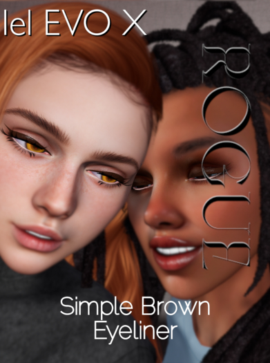 [Rogue] Simple Brown Eyeliner