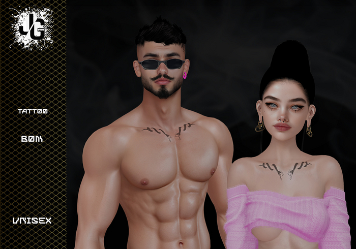..::JG::..TATTO - Torso - Snake - 01 - Unisex - BOM