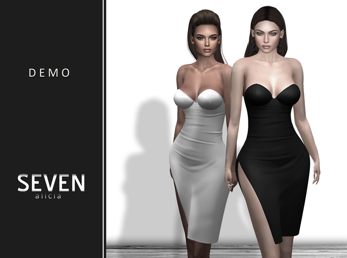 SEVEN - ALICIA mesh DRESS (demo)