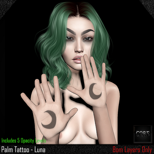 ::: Core ::: Palm Tattoo - Luna
