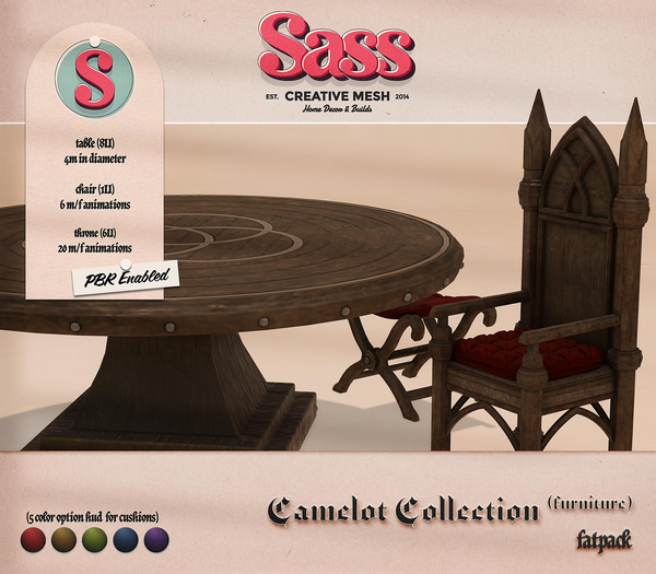 Sass (Camelot Collection Furniture) fatpack