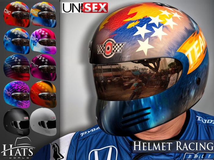 [HW] HELMET RACER UNISEX FAT PACK