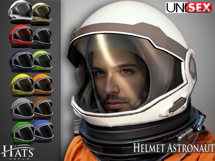 [HW] HELMET ASTRONAUT UNISEX FAT PACK