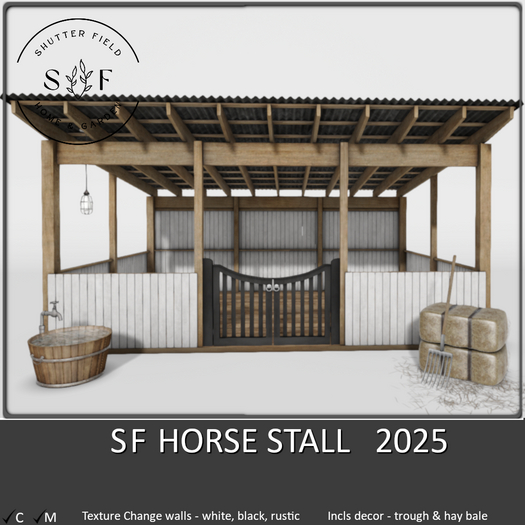SF Horse Stall  2025 - Boxed