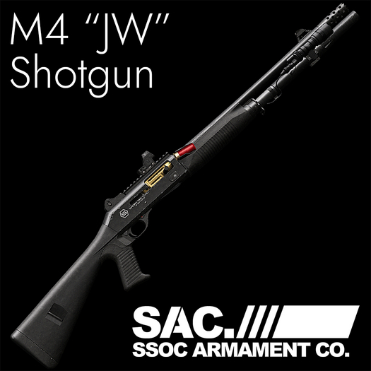 MESH[SAC] M4 "JW" Semi-Auto Shotgun v1.19 FULL Box
