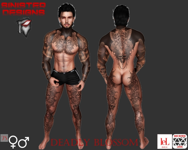 Sinister Designs: Deadly Blossom Tattoo