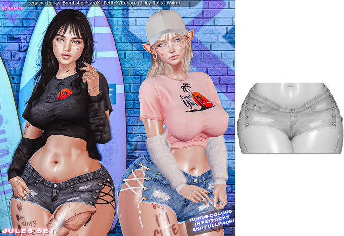 [Eternus] Jules Shorts White